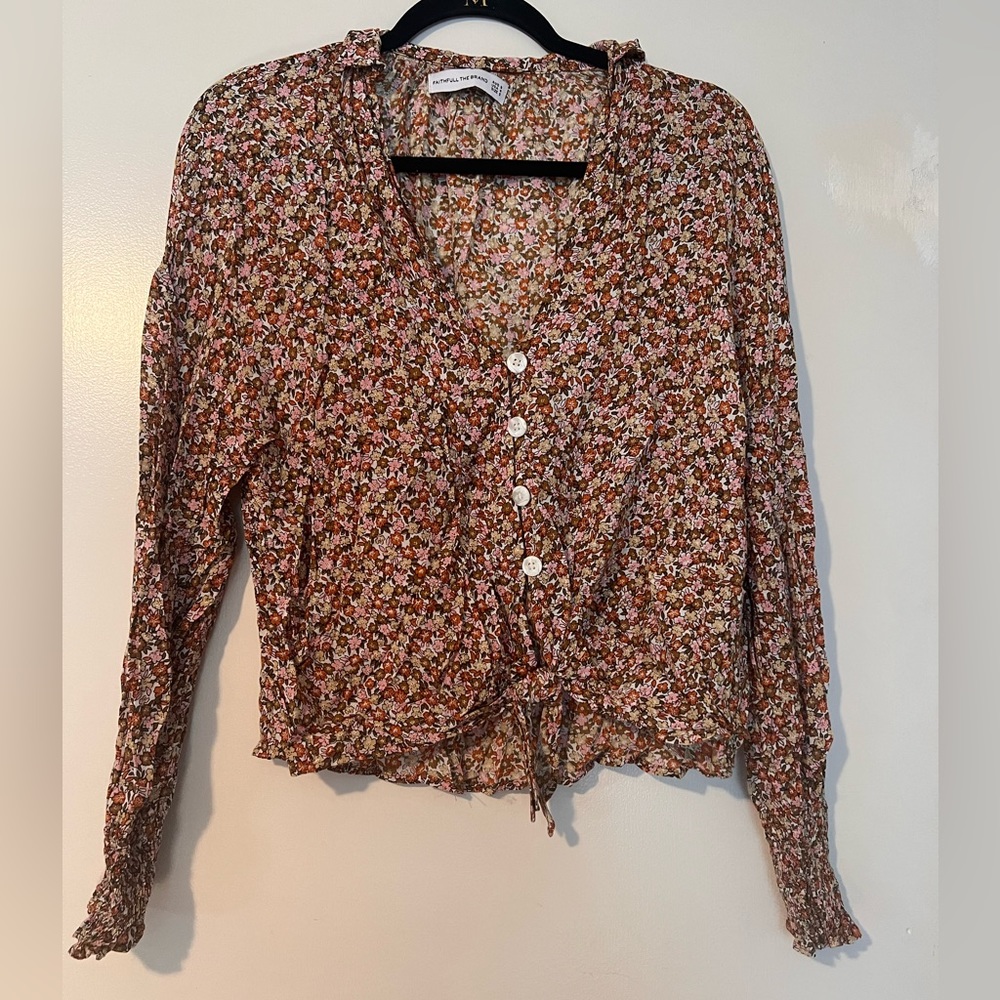 Faithfull the Brand Floral Top